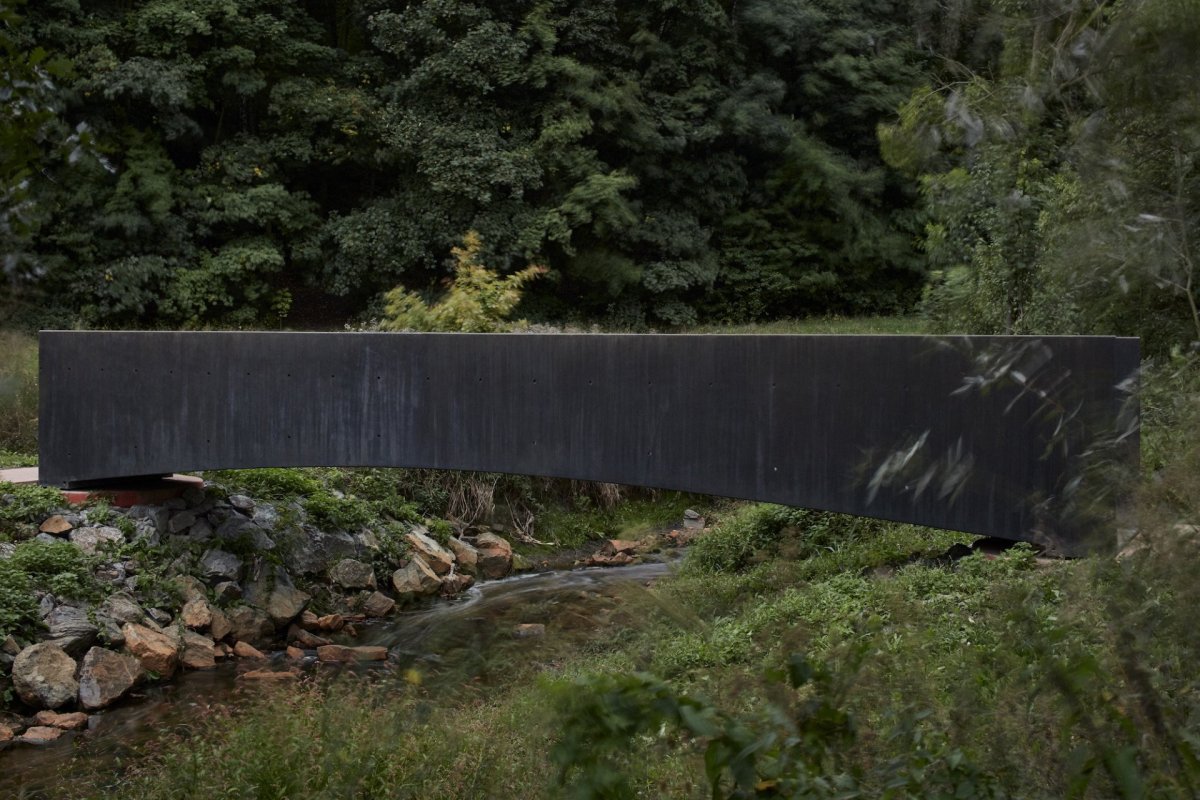 Lávka přes Dřetovický potok, Aoc architekti + Kloknerův ústav ČVUT v Praze (Ondřej Císler a Petr Tej)