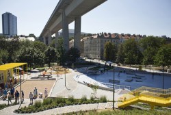 Hlavní architektka ateliéru LOXIA architects navrhla nové sportovní a volnočasové plochy pod pražským Nuselským mostem