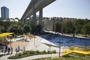 Hlavní architektka ateliéru LOXIA architects navrhla nové sportovní a volnočasové plochy pod pražským Nuselským mostem