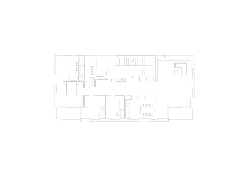 SCHINDLER SEKO ARCHITEKTI, Bytový soubor Triangle, půdorys 3. NP – foto