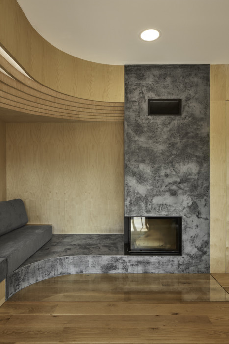 Rodinný dům v Poříčí nad Sázavou, 0,5 Studio