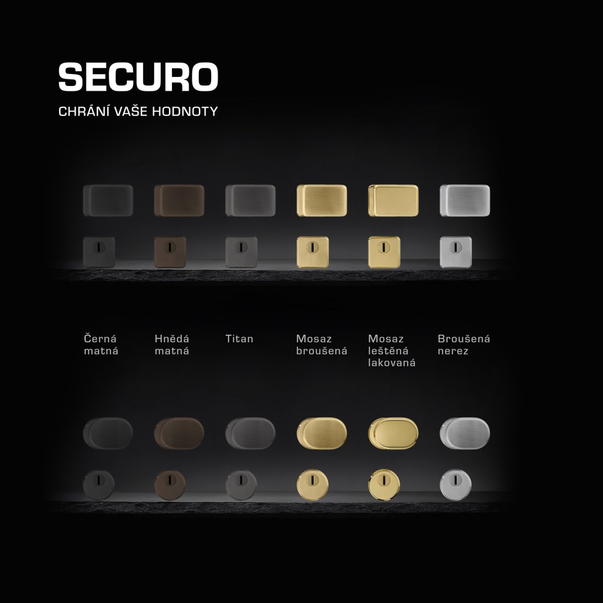 Bezpečnostní kování MPK SECURO propojuje minimalistický design s vysokou ochranou.