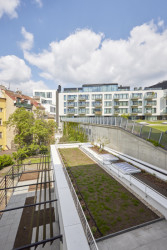 Ve vnitrobloku byl za Rezidencí Kobrova postaven objekt s terasami a pobytovými plochami pro rekreaci