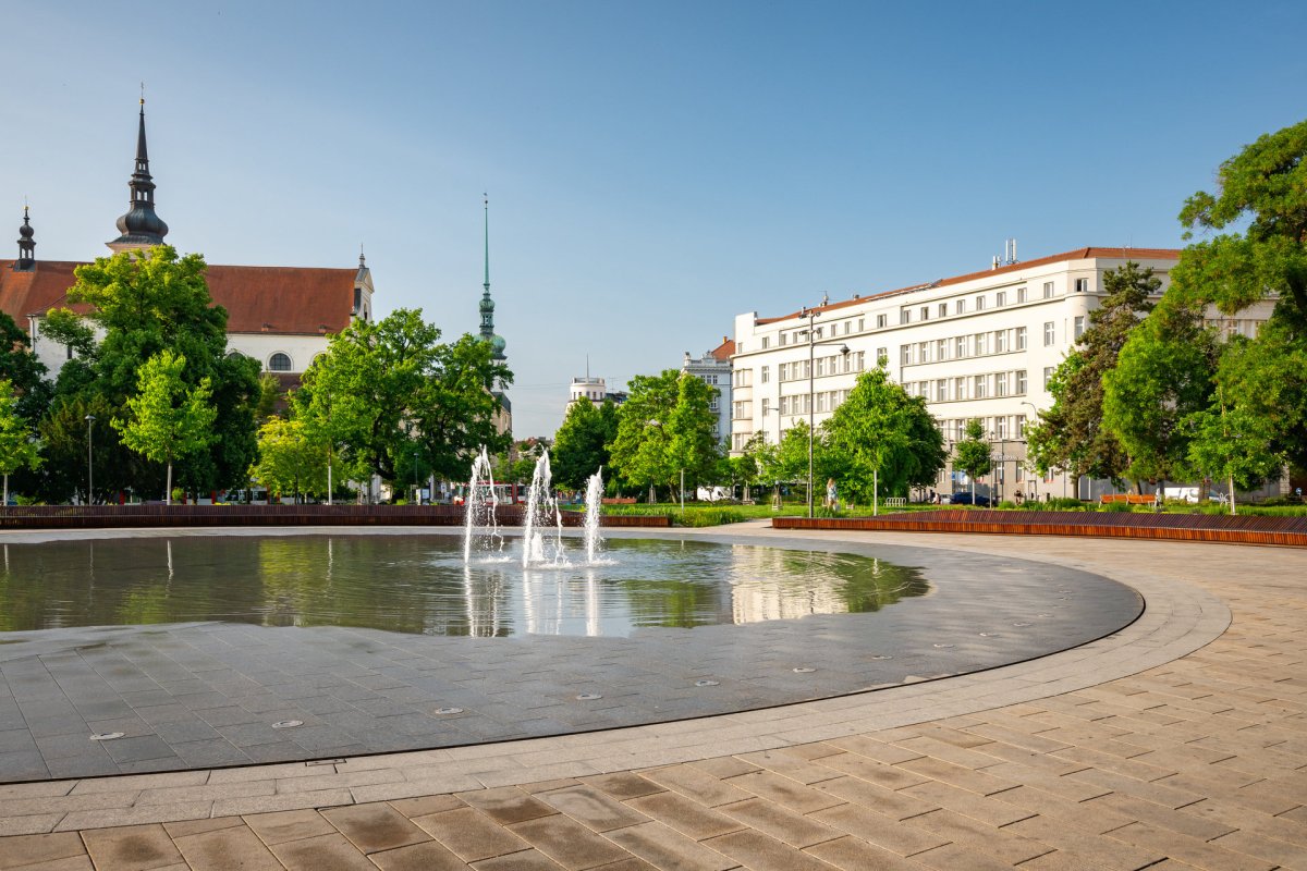 Kategorie sídla: Revitalizace parku na Moravském náměstí