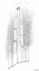 Márius Žitňanský, Vladimír Šimkovič, Peter Gonda, Ľubica Dubeňová a Jana Fečkaninová, Vyhliadková veža na Dubni // odměna bez určení pořadí – foto