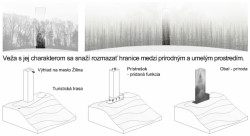 Ladislav Vikartovský a Gábor Nagy, Vyhliadková veža na Dubni, koncept // 1. místo – foto