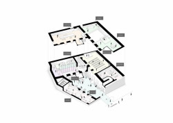 The Distillery, axonometriecké schéma, KOGAA