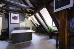 Olga Pokorná, podkrovní byt v Konviktské ulici v Praze - foto