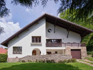 Výstava ve Winternitzově vile představuje soubor chat architektů Františka Cubra a Zdeňka Pokorného na přehradě Seč
