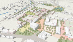 Centrum ostravské Staré Bělé se promění podle návrhu studia UNIT architekti.