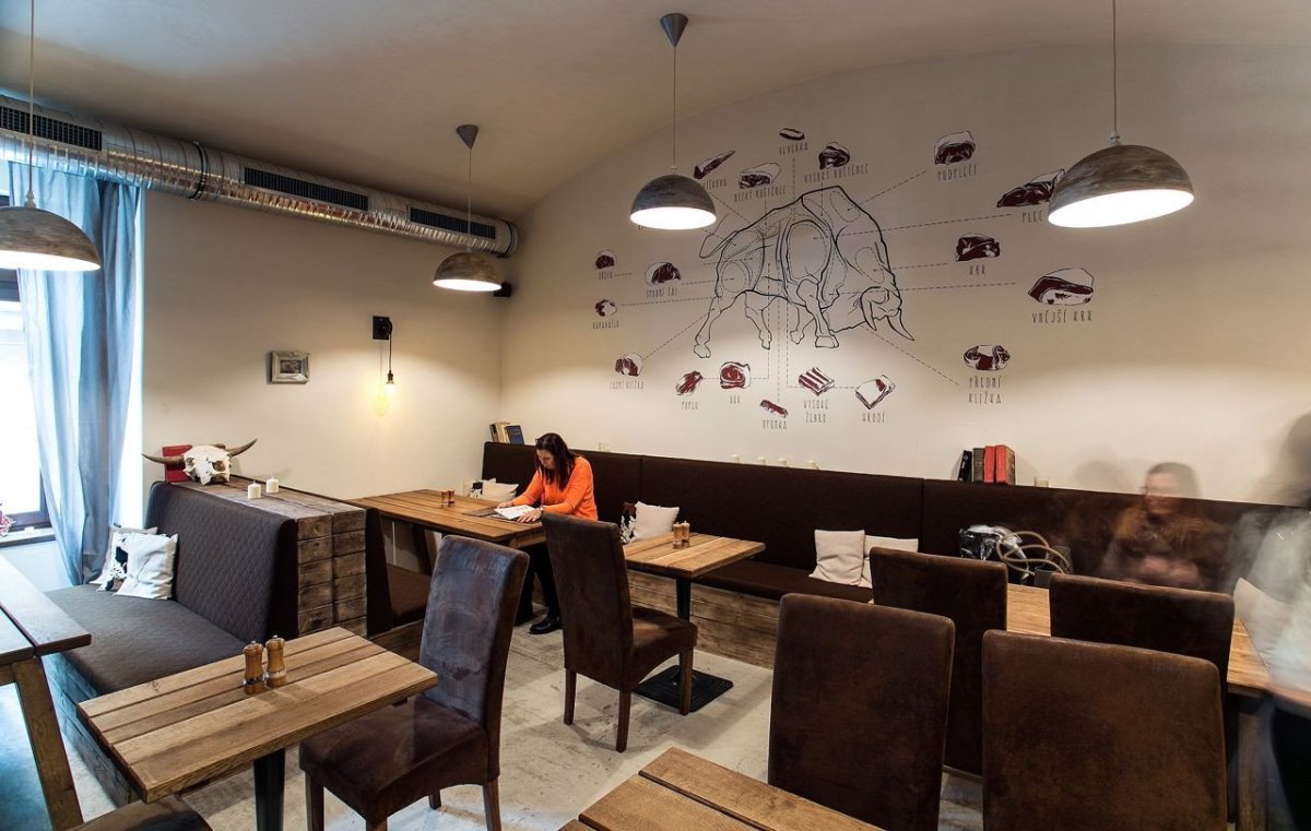 skutek architecture, Stejkárna / holešovickej steakhouse – foto