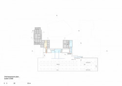 Koncertní síň v Ostravě od studií Steven Holl Architects + Architecture Acts, výkresy.