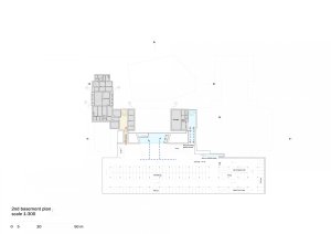 Koncertní síň v Ostravě od studií Steven Holl Architects + Architecture Acts, výkresy.