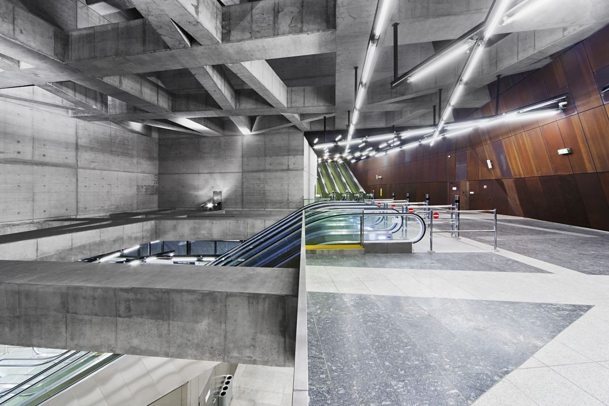 Zastávka metra GELLÉRT na lince M4 v Budapešti, Sporaarchitects