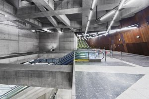 Zastávka metra GELLÉRT na lince M4 v Budapešti, Sporaarchitects