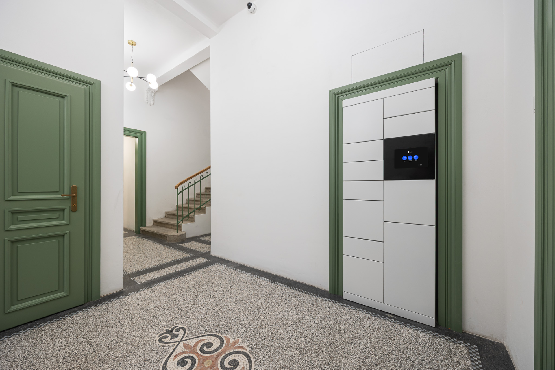 Blocks výdejní boxy v budově Sovova 3 developera Urbaneo