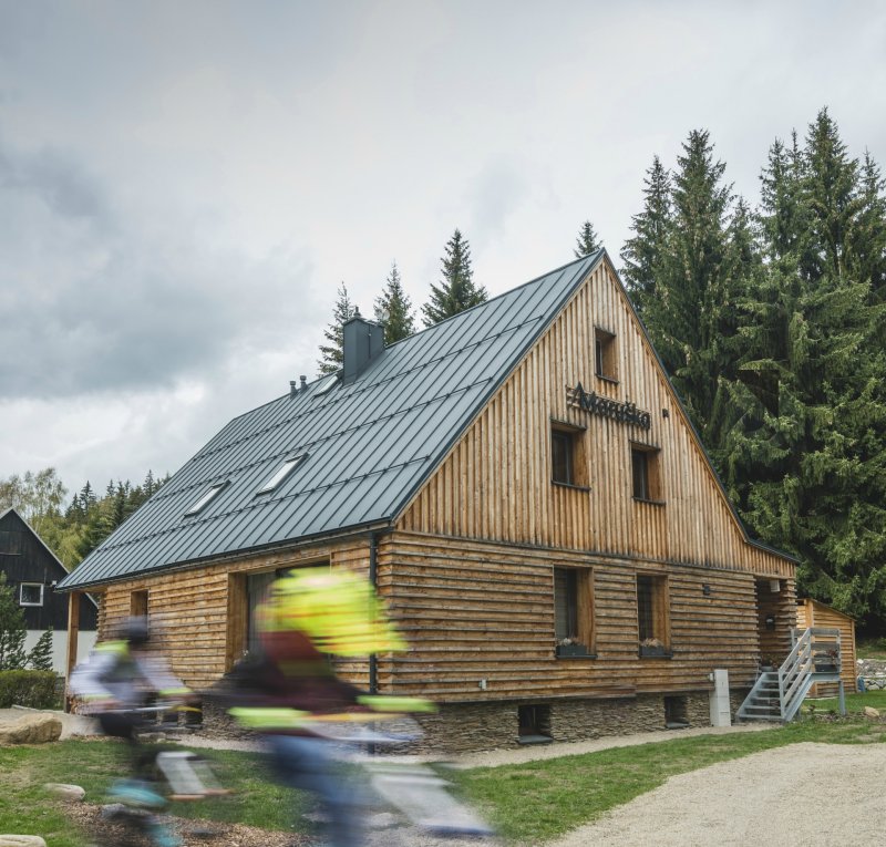 Rekonstrukce chaty v Harrachově, Mooza architecture © Václav Kahoun