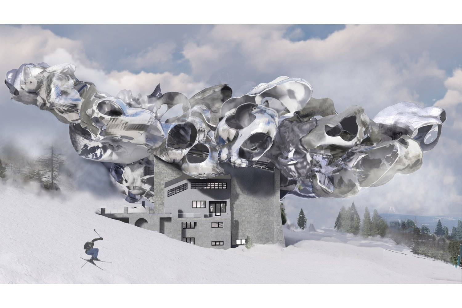 Vítězný projekt Cloud-scape Evy Kvaššayové