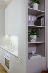 Interiér bytu v Oldřichově ulici v Praze od studia Prostor Interiors