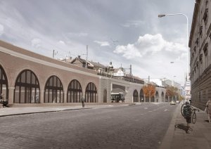 MOBA studio, Negrelliho viadukt, U Kasáren, vizualizace – foto