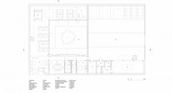 Reklamní agentura FUX v Gliwicích, půdorys 1 NP, INTERURBAN