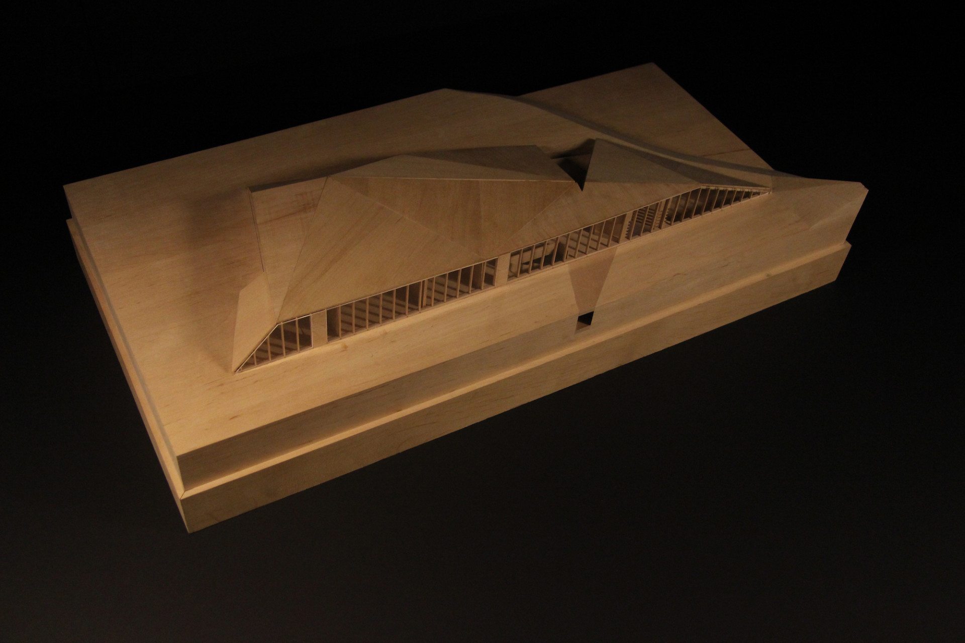 Krkonošské centrum environmentálního vzdělávání (KCEV), model, Petr Hájek architekti.