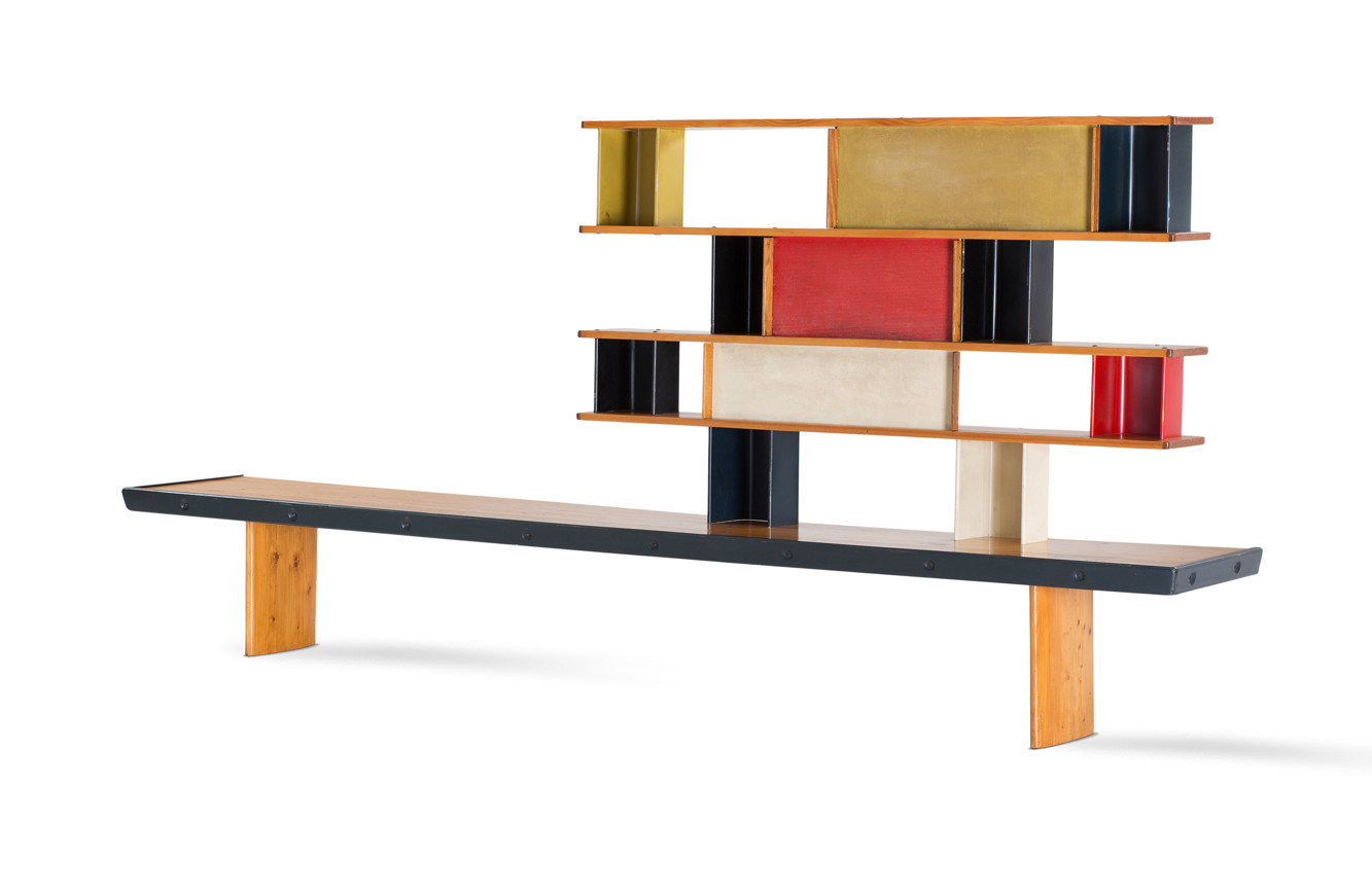 Charlotte Perriand, knihovna Tunisie, 1952 © Vitra Design Museum, Foto : Jürgen Hans, © VG Bild-Kunst, Bonn 2021&nbsp;