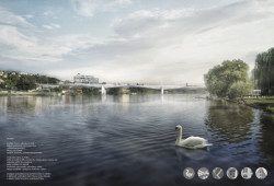 Návrh Dvoreckého mostu v Praze, Atelier 6 & TUBES.