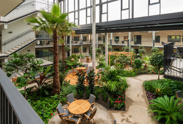 Zelená atria od Jungle Interiors