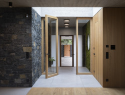Vstup do domu (Villa Lamella, A69 architekti)