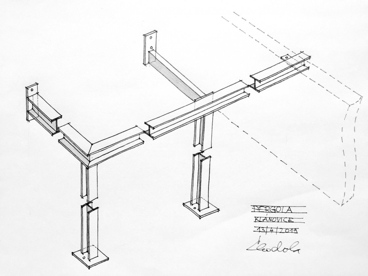 Detail - pergola