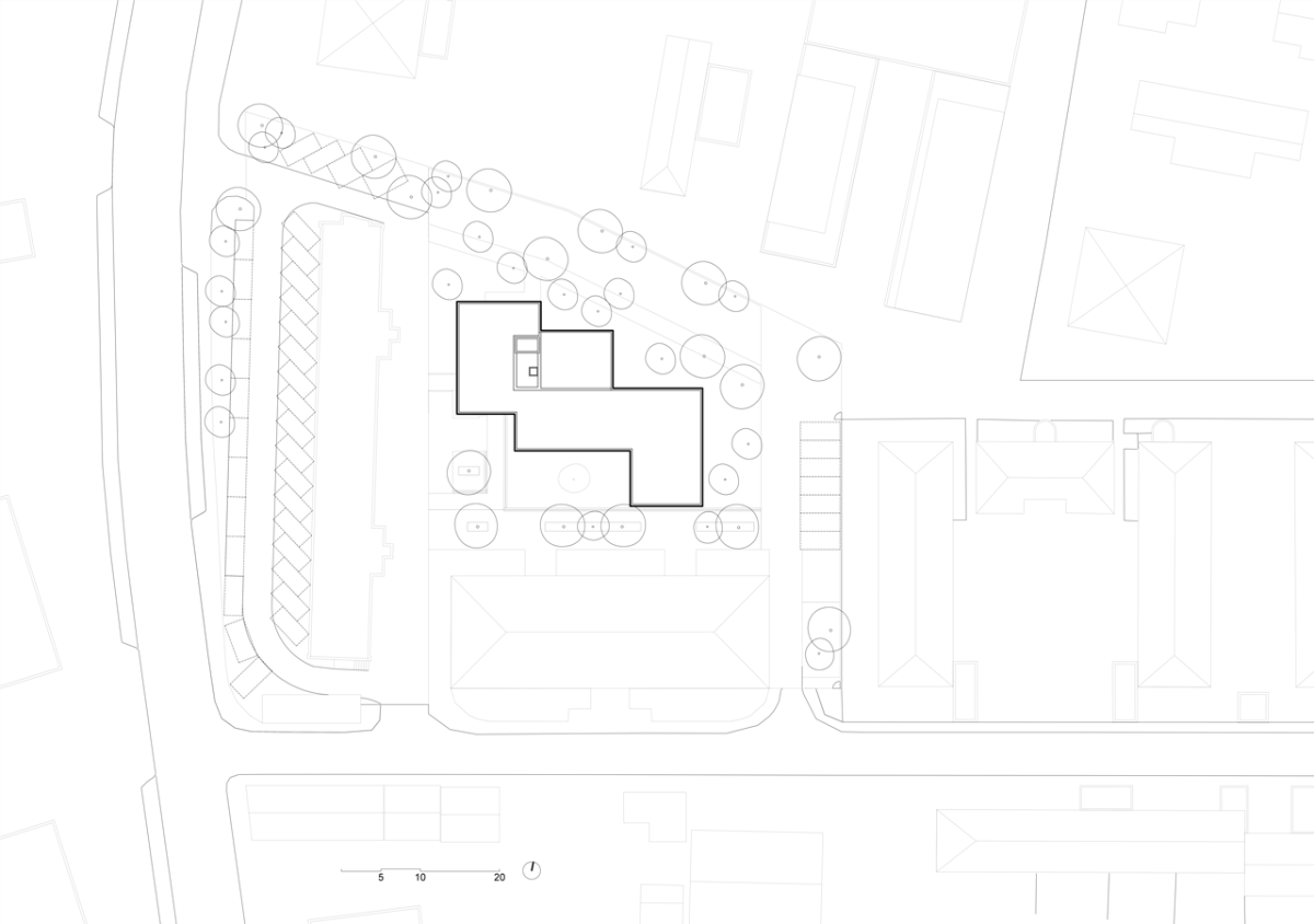 PPA Architectures, 50 Modular Timber Apartments, situace - foto