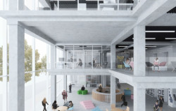 Anne-Sereine Tremblay a Jan Kudlička, Nová radnice pro Prahu 7 // 2. místo – foto