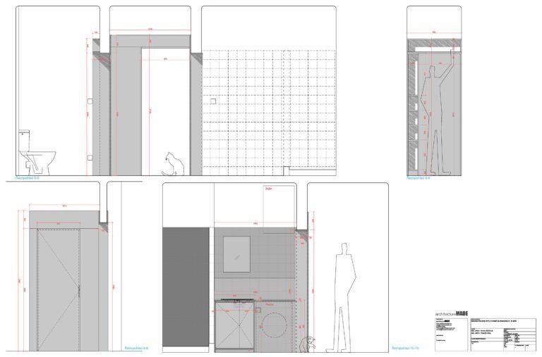ArchitectureMADE, rekonstrukce plzeňského 1+1, půdorys