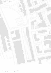 Jaccaud Zein Architects, bydlení v Shepherdess Walk, situace, výkres