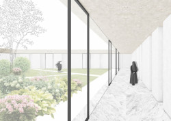 Anna Koukolová (FA ČVUT), Klášter s domovem pro seniory // 17. Přehlídka diplomových prací, zvláštní cena společnosti Cegra – foto