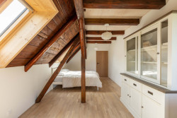 Pohled do podkroví (Rodinný dům v Dehtárech, SP-AM)