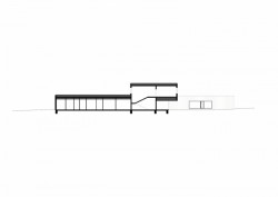 Mateřská školka Za Branou v Pacově, VYŠEHRAD atelier / Pavel Marek, Zdeněk Rychtařík, Jiří Smolík, Martin Šafránek, Tomáš Maceška, řez hlavní budovou