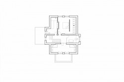 Vila s fontánou, Mjölk architekti, půdorys