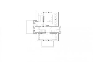 Vila s fontánou, Mjölk architekti, půdorys