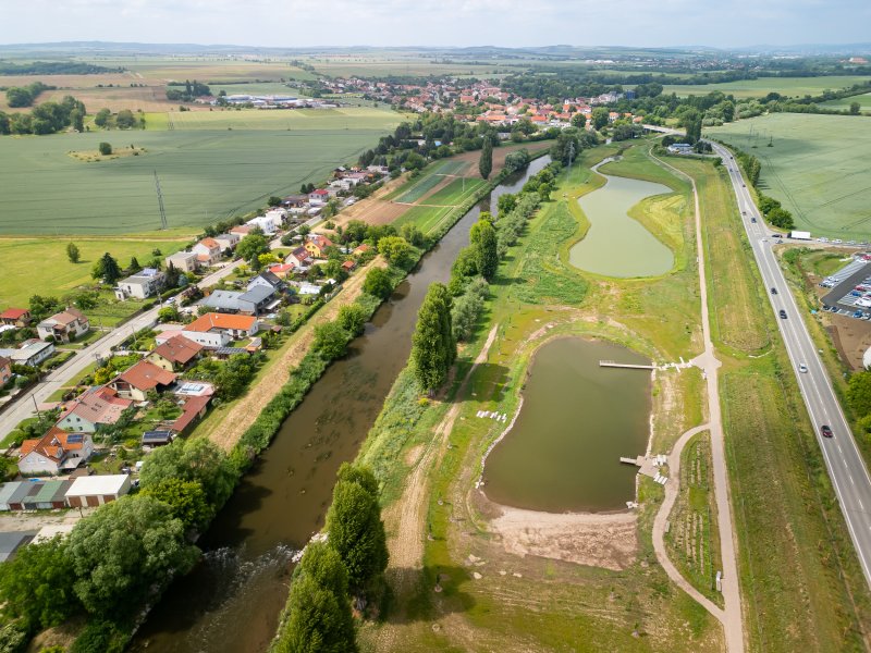Povodňový park v Židlochovicích