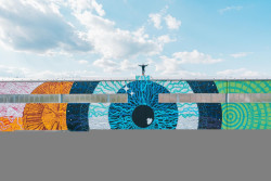 Velkoformátový mural art Kosmos, Michal Škapa