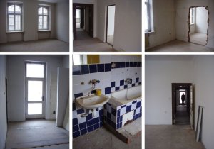 henkai architekti, byt pana doktora v Opavě, stav před rekonstrukcí - foto