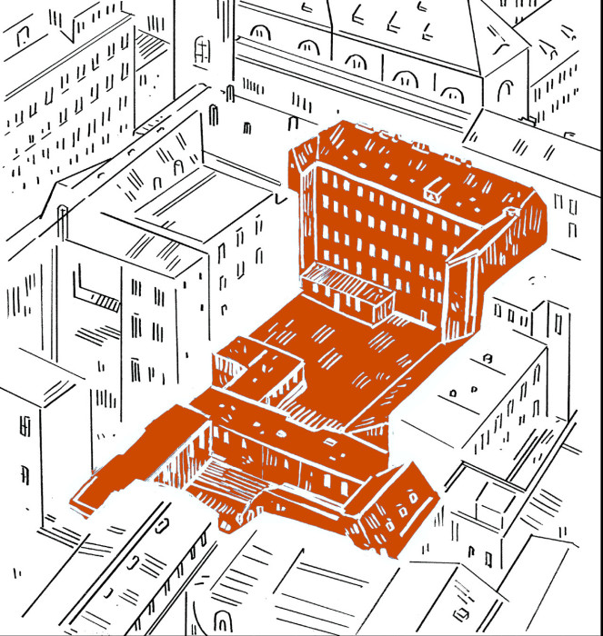 Ilustrace Alexeye Klyuykova pro Kampus Hybernská