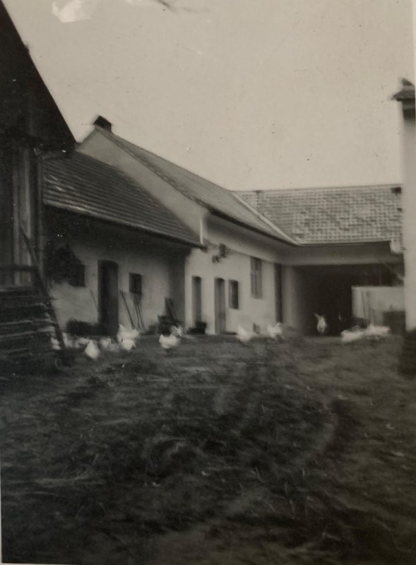 Rekonstrukce a přístavba rodinného domu v Lozorně, MAPA: Historická fotografie