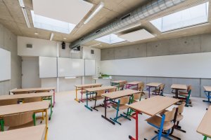 Projektil architekti, Novostavba pavilonu prvního stupně základní školy, Líbeznice - foto