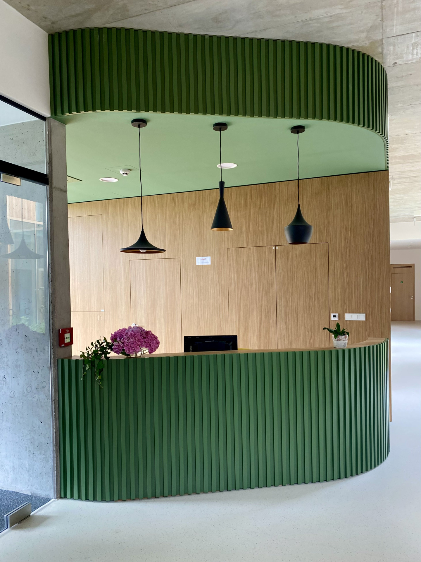 Recepce (Dům pro Julli, ateliér Čtyřstěn)