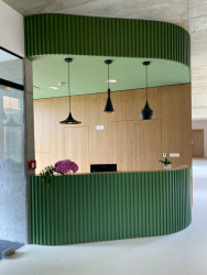 Recepce (Dům pro Julli, ateliér Čtyřstěn)