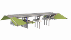 Příklad perspektivy mostu v Dymokurech, STATICITY.