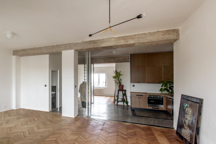 Interiér nájemního bytu v Hradci Králové od studia svobodová blaha